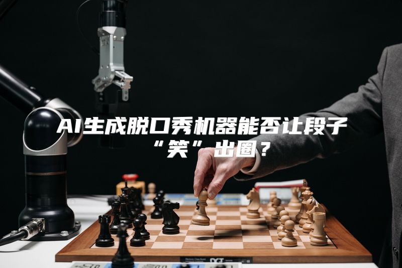 AI生成脱口秀机器能否让段子“笑”出圈？