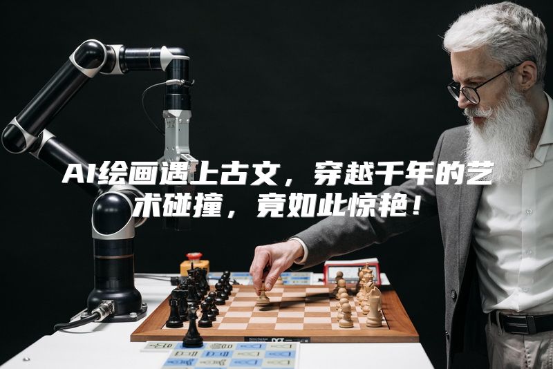 AI绘画遇上古文，穿越千年的艺术碰撞，竟如此惊艳！