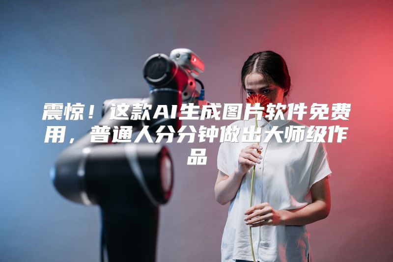 震惊！这款AI生成图片软件免费用，普通人分分钟做出大师级作品