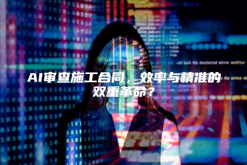AI审查施工合同，效率与精准的双重革命？