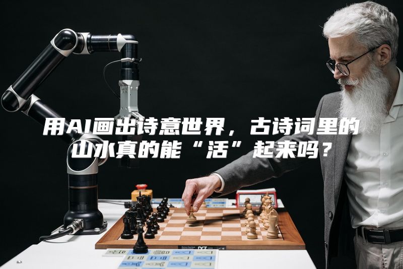 用AI画出诗意世界，古诗词里的山水真的能“活”起来吗？