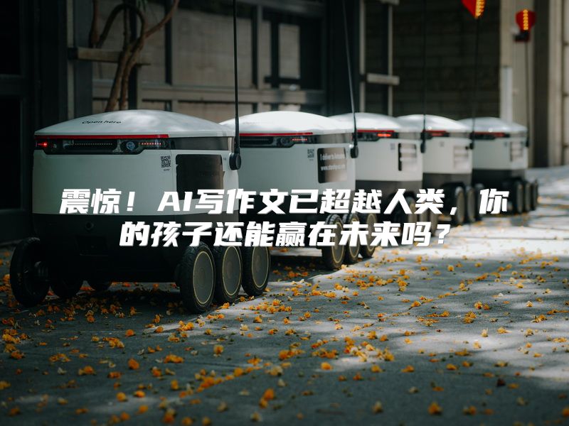 震惊！AI写作文已超越人类，你的孩子还能赢在未来吗？