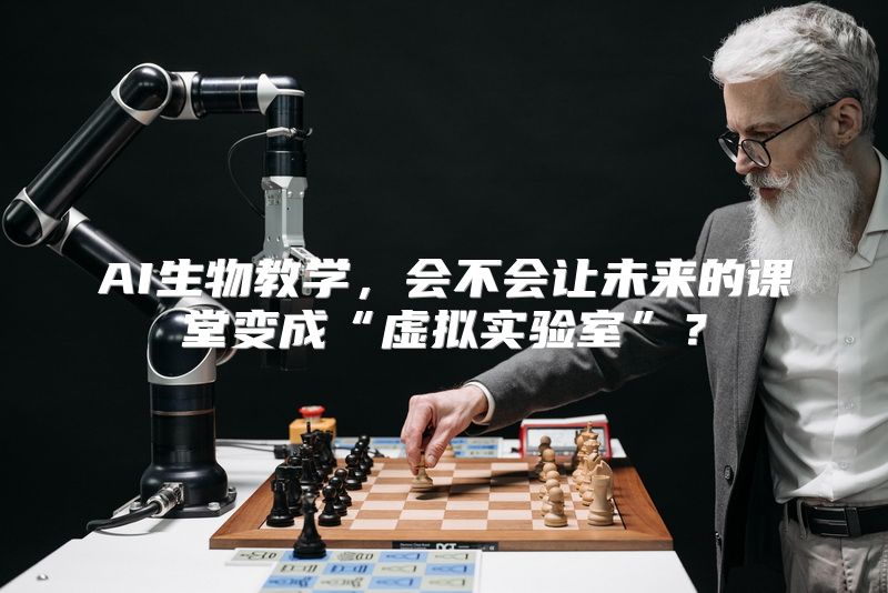 AI生物教学，会不会让未来的课堂变成“虚拟实验室”？