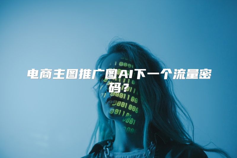 电商主图推广图AI下一个流量密码？