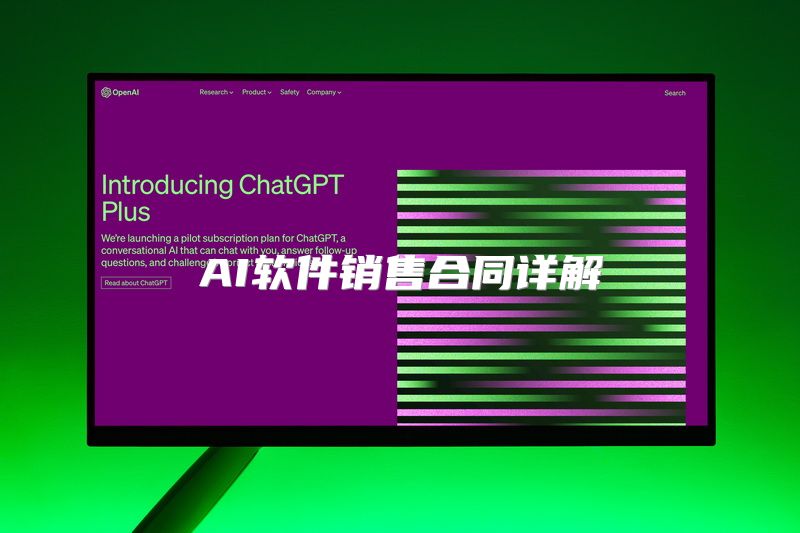 AI软件销售合同详解