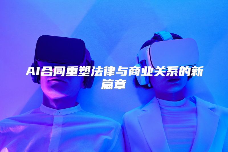AI合同重塑法律与商业关系的新篇章