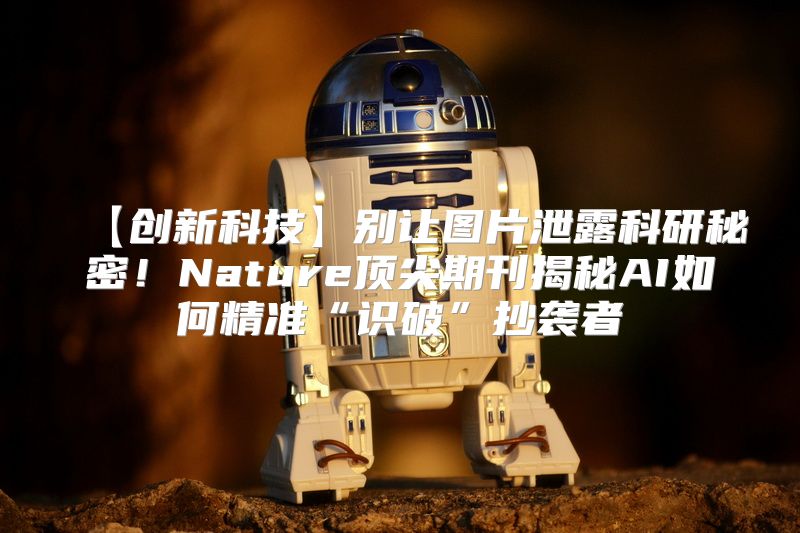 【创新科技】别让图片泄露科研秘密！Nature顶尖期刊揭秘AI如何精准“识破”抄袭者