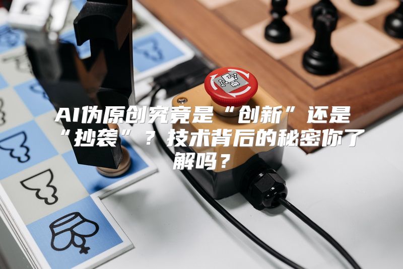 AI伪原创究竟是“创新”还是“抄袭”？技术背后的秘密你了解吗？