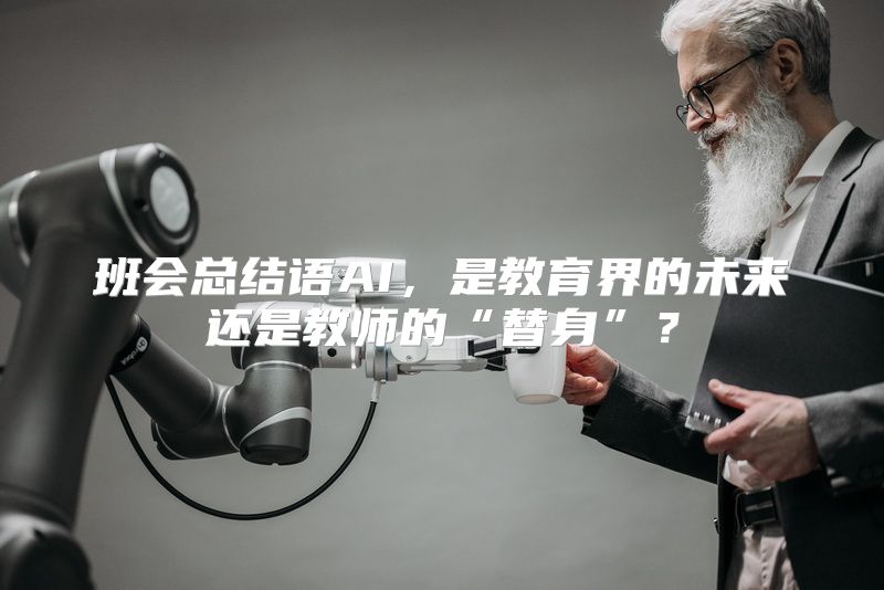 班会总结语AI，是教育界的未来还是教师的“替身”？
