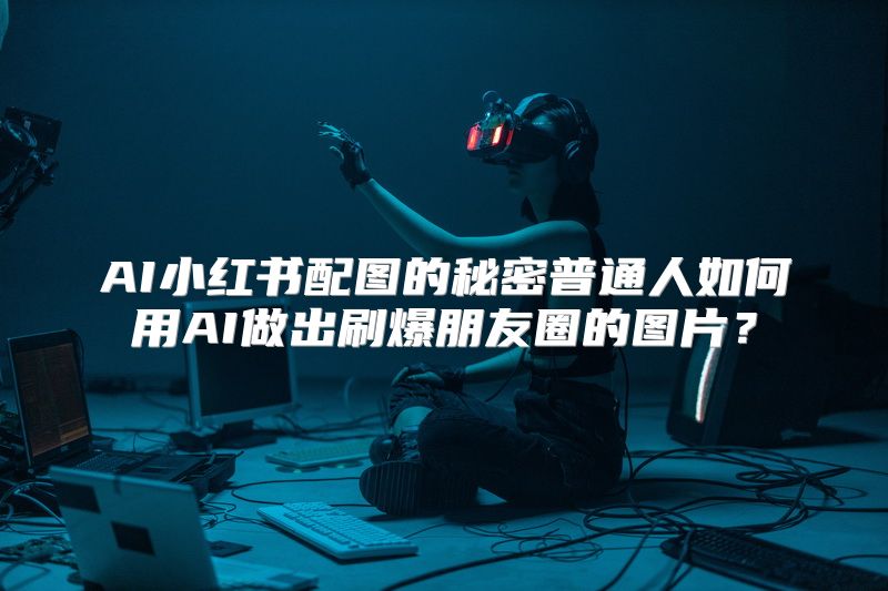 AI小红书配图的秘密普通人如何用AI做出刷爆朋友圈的图片？