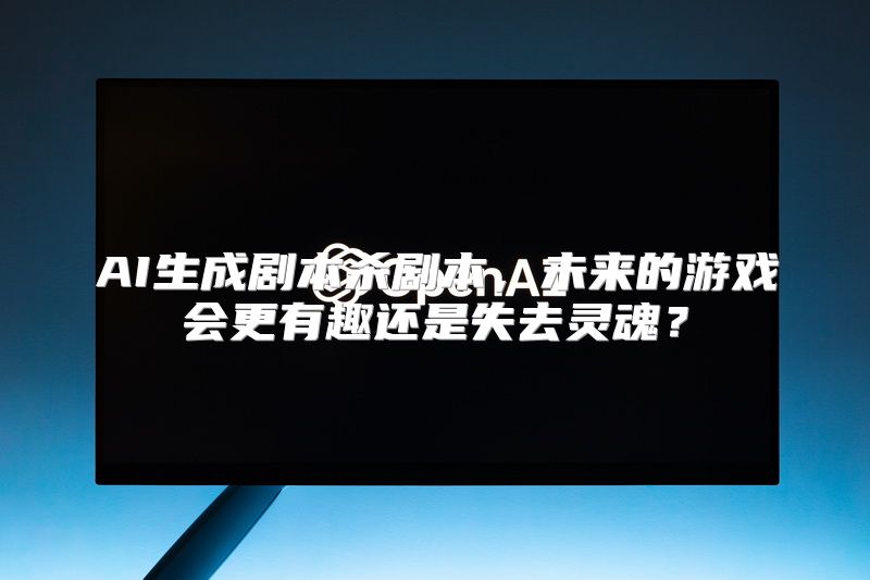AI生成剧本杀剧本，未来的游戏会更有趣还是失去灵魂？