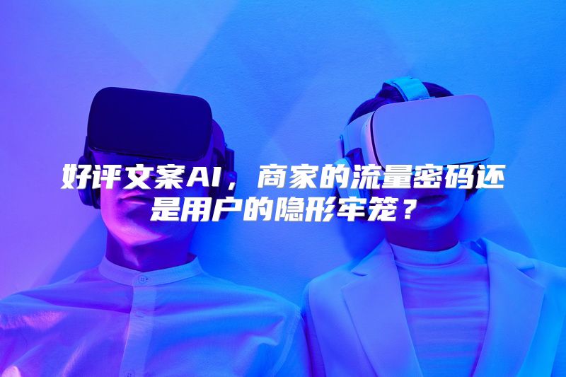 好评文案AI，商家的流量密码还是用户的隐形牢笼？