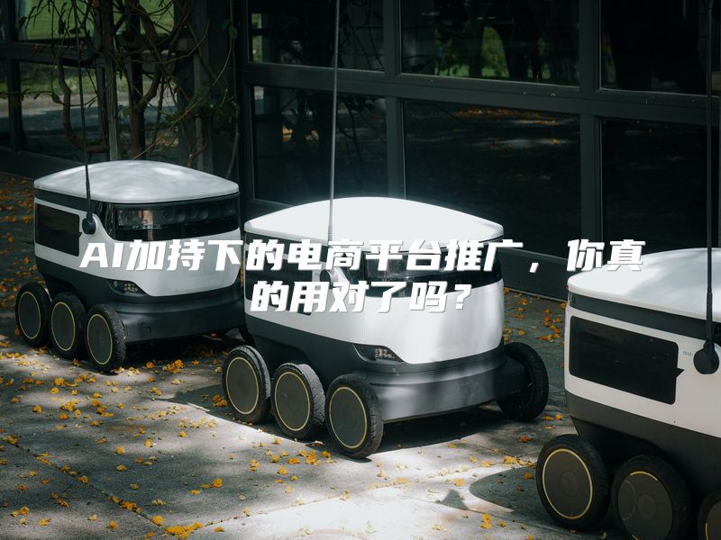 AI加持下的电商平台推广，你真的用对了吗？