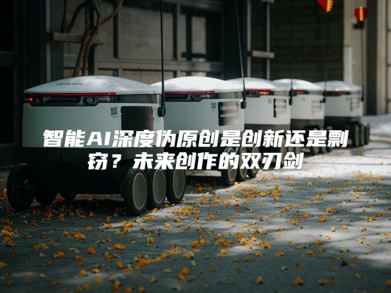 智能AI深度伪原创是创新还是剽窃？未来创作的双刃剑