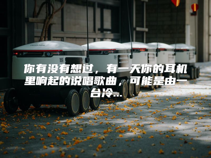 你有没有想过，有一天你的耳机里响起的说唱歌曲，可能是由一台冷...