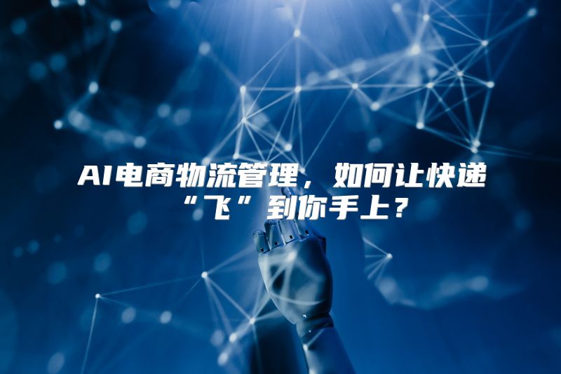 AI电商物流管理，如何让快递“飞”到你手上？