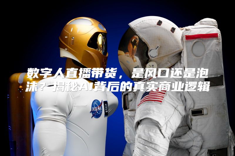数字人直播带货，是风口还是泡沫？揭秘AI背后的真实商业逻辑