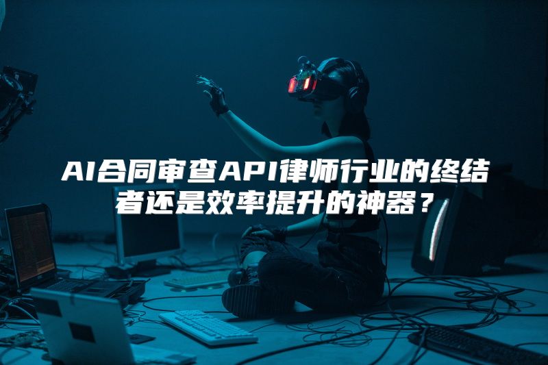 AI合同审查API律师行业的终结者还是效率提升的神器？