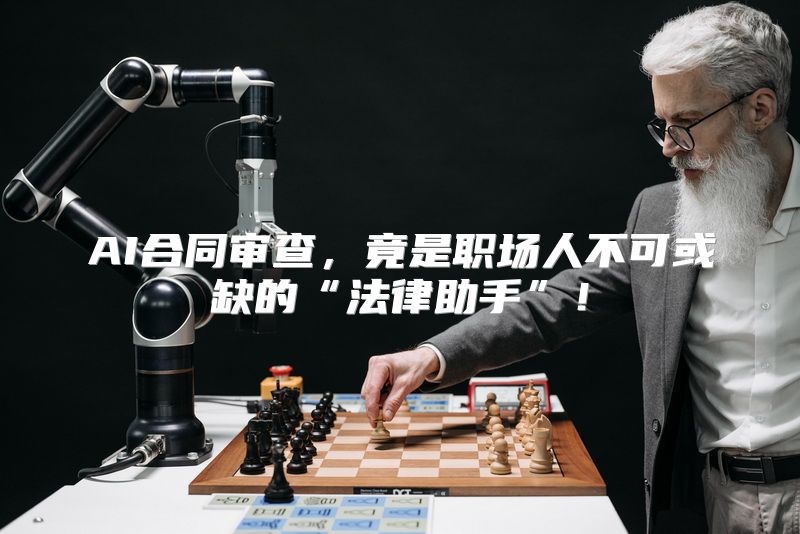 AI合同审查，竟是职场人不可或缺的“法律助手”！